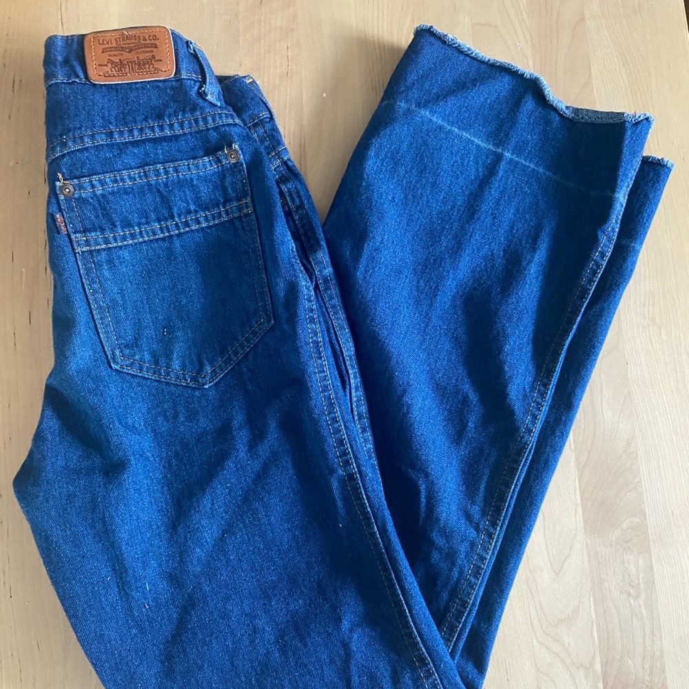 Levi’s high rise wide leg Jean